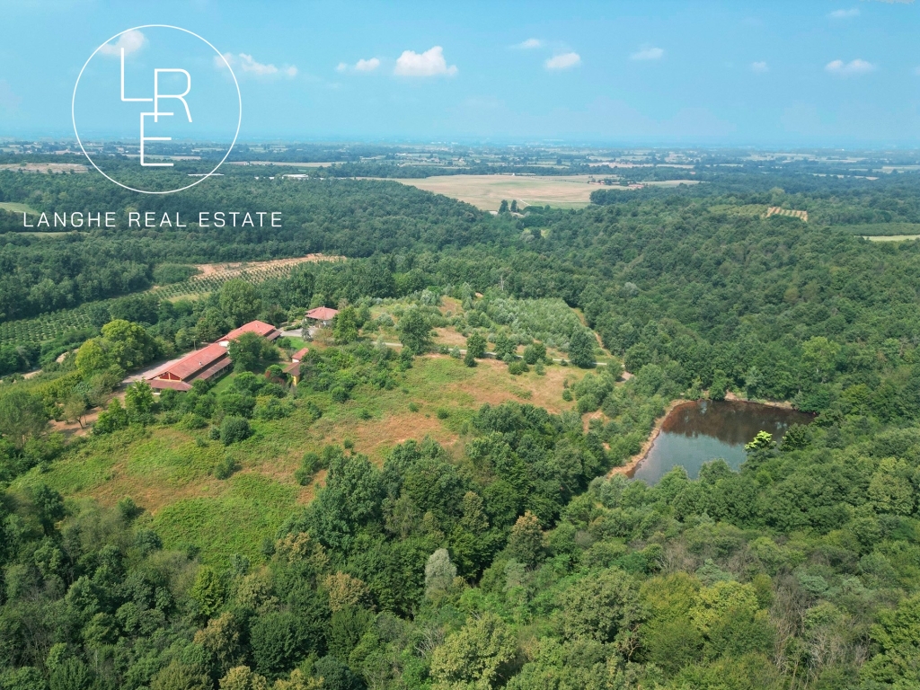 Charming estate with lake 20 km from Alba